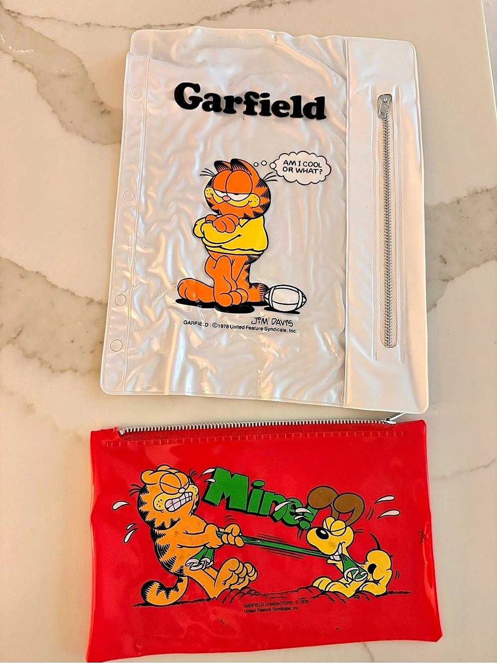 Garfield & Odie pencil pouches